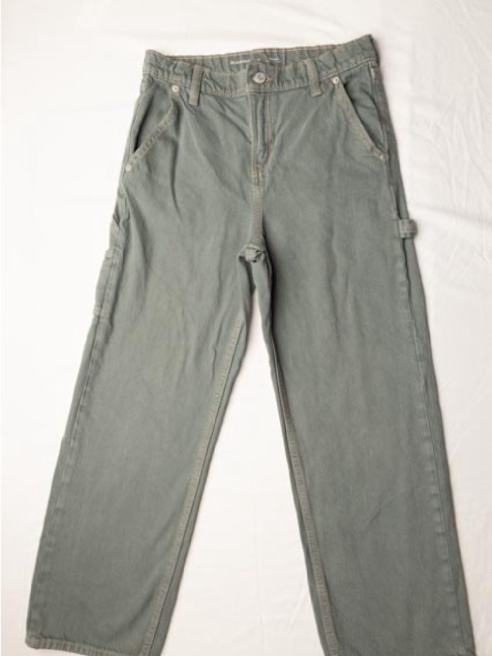 Boys Green Utility Carpenter Pants